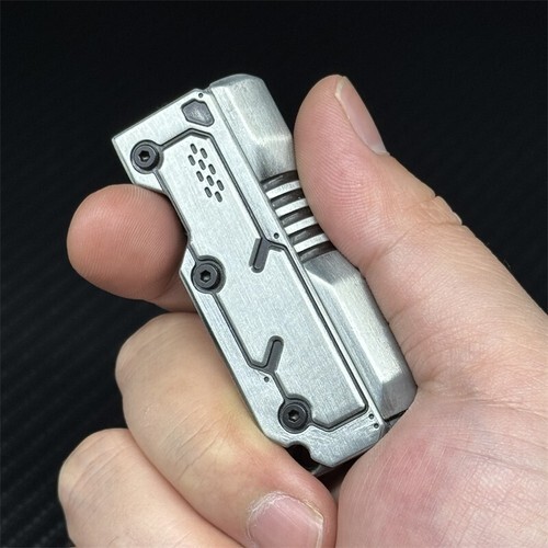 Maulkorb EDC Fidget Slider Zinklegierung Zappelspielzeug ADHS Konzentration Spielzeug Männer Geschenke - Bild 5 von 15