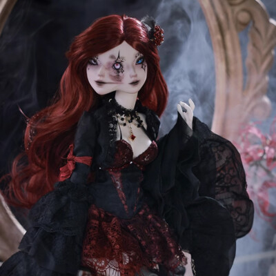 1/4 BJD Doll SD Ball Joint Doll Resin Two-faced Girl Blood Butterfly Full Set