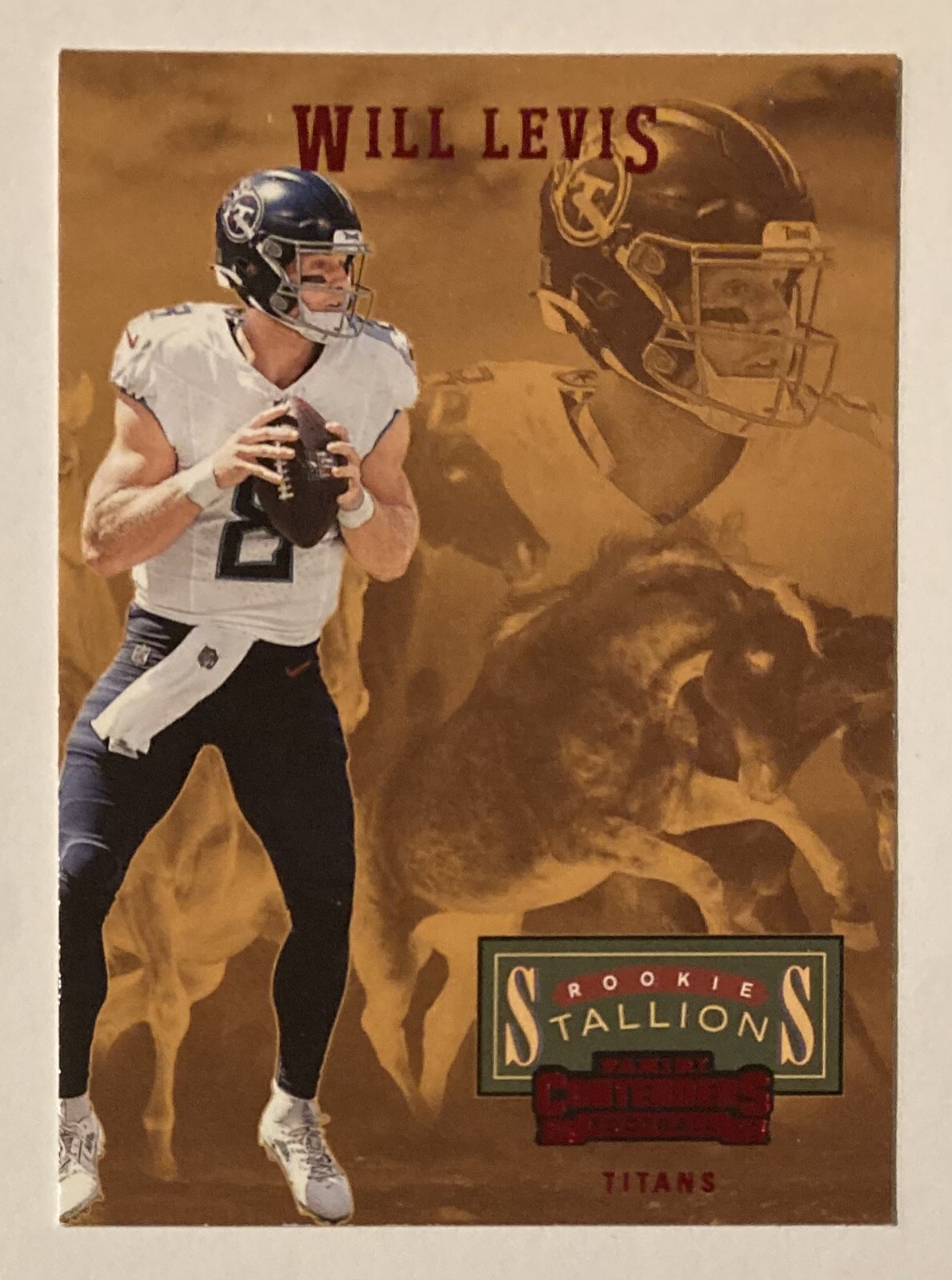 2023 Panini Contenders - Rookie Stallions Red #7 Will Levis (RC)