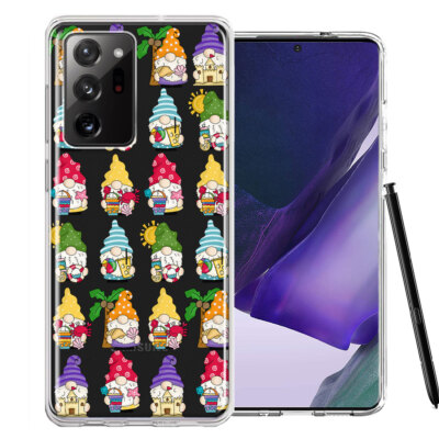 For Samsung Galaxy Note 20 Ultra Summer Beach Gnomes Sand Castle Shells Case