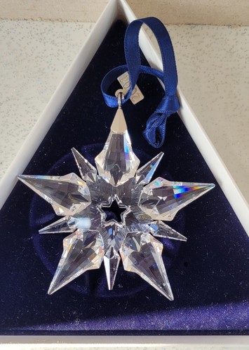 SWAROVSKI STELLA DI NATALE ANNO 2001 ORNAMENTO NATALIZIO IMBALLO ORIGINALE - Foto 3 di 3