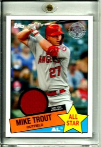mike trout red jersey