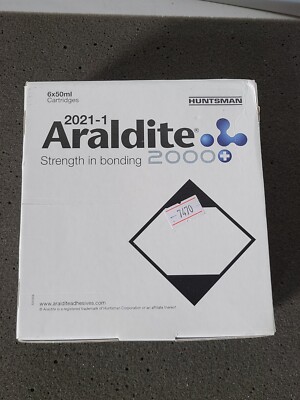 Araldite 2000 Industrial Epoxy 6x50ml Cartridges (bb)