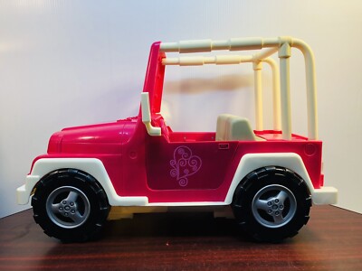 Our Generation Doll OG Pink Jeep Vehicle 24