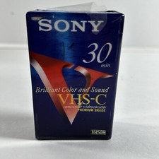 Sony TC-30VHGF Camcorder Videocassette 30 Min Premium Grade VHS-C