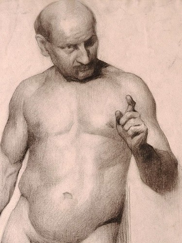 Dessin D'ARTDe Nu Homme Charles Martin SAUVAIGO( 1881-1970) /dessin De Concours. - Imagen 8 de 13