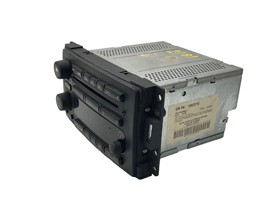 Unidad de reproductor de discos estéreo de CD radio SAAB 9-7X 2008 15923710 OEM Foto 3 de 4