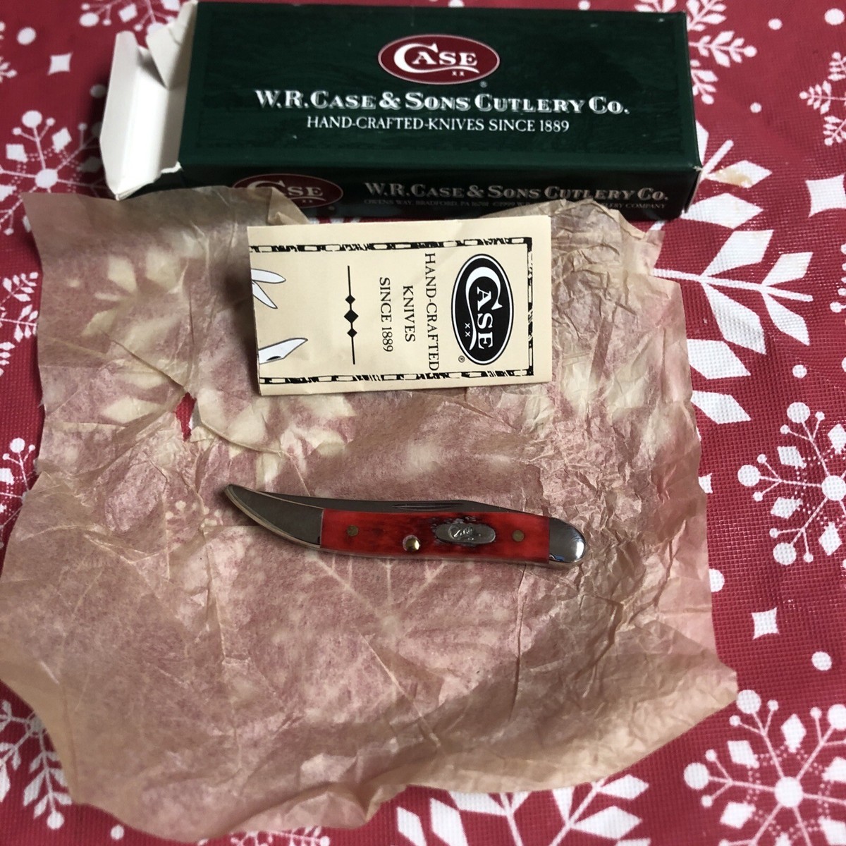 CASE XX 2002 RED TINY TEXAS TOOTHPICK KNIFE 610096 SS | eBay