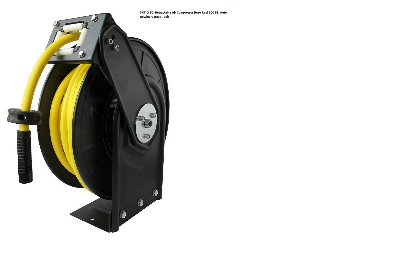 OPEN BOX FLASH SALE!!!!! 3/8" X 50' Retractable Air  Hose Reel 300PSI AutoRewind