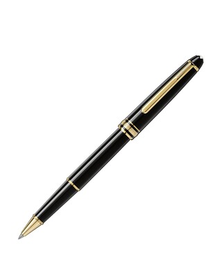 MONT`BLANC Meisterstuck Classique Gold Rollerball with Leather Case Bespoke gift