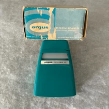 Argus Previewer III Green Slide Viewer In Box *Not Tested*