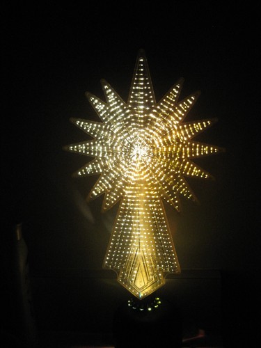 **Vintage BRADFORD FIBER OPTIC LIGHTED 14" CHRISTMAS STAR COLOR CHANGING Box - Picture 8 of 20