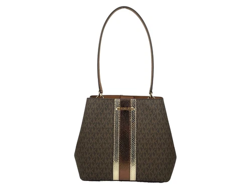 Michael Kors Medium Pratt Bucket Shoulder Bag Purse