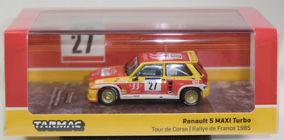 Tarmac - Renault 5 Maxi Turbo ''Rallye'', Nr. T64-TL061-85TDC27, 1:64, Neu #8-24/R