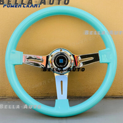 JDM Sport Steering Wheel 14' Deep Corn Racing Drift Gaming Steering Wheel Sim