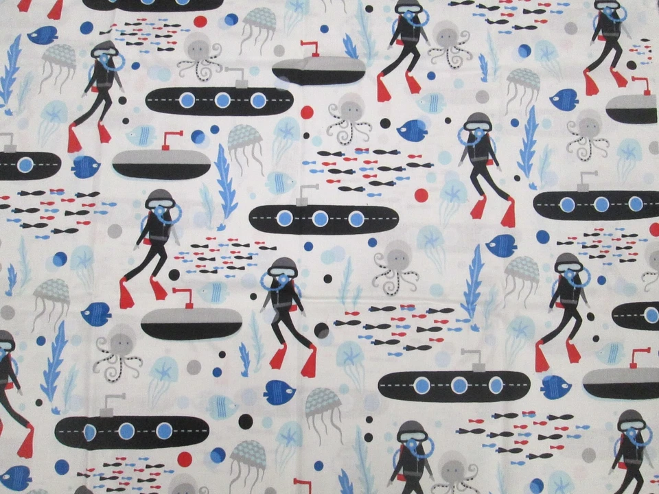 COME DIVE WITH ME - Whistler Studios- 'Down on the Farm' - 1/2 YD - COTTON - Image 3 of 4