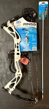 AMS Archery Ringo Bowfishing Kit with AMS Retriever Sport Zip Rest 1 Arrow
