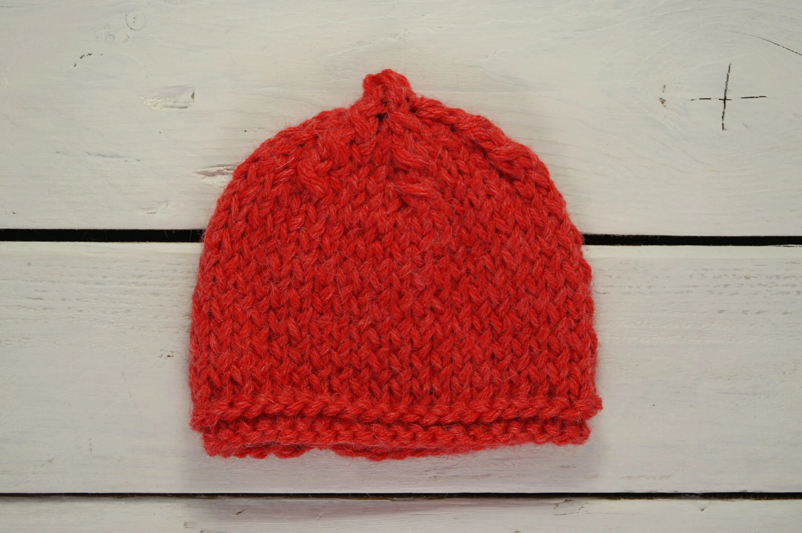 baby pixie beanie hat baby alpaca chunky hat hand knit baby hat new born hat