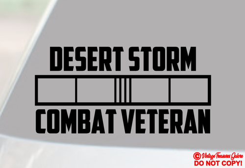 Army Public Affairs Gulf War Veteran Decal
