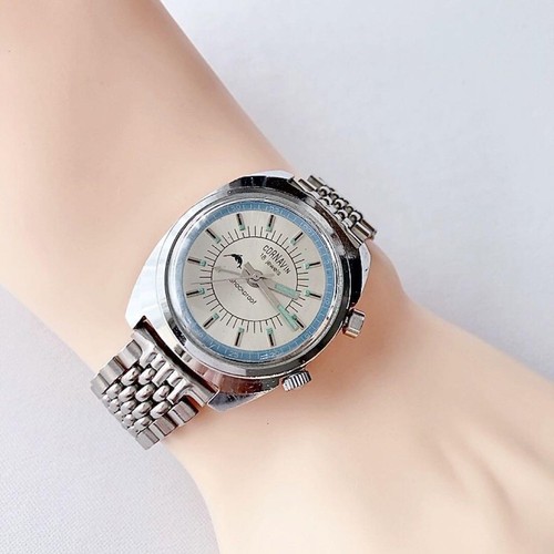 CCCP CORNAVIN 18 Jewels with Alarm Men's Hand-Wound Watch Working Free Shipping - Picture 4 of 9