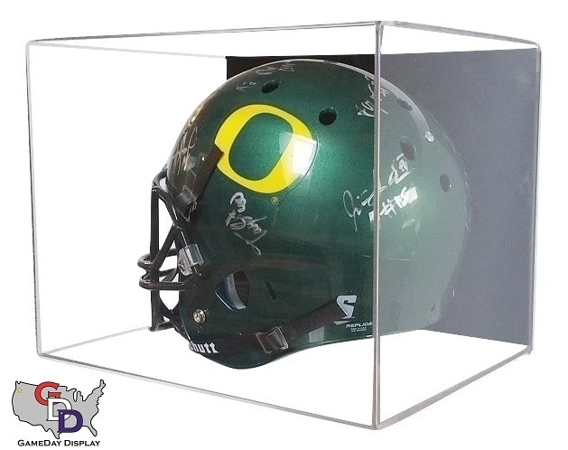 ACRYLIC WALL MOUNT FULL SIZE NFL NCAA FOOTBALL HELMET DISPLAY CASE UV HOLDER C - Image 3 of 4