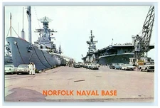 World's Largest Naval Base Norfolk Virginia VA Postcard (HS15)