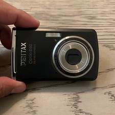 Pentax Optio E60 10.1MP Digital Camera with 3x Optical Zoom Black nice unit