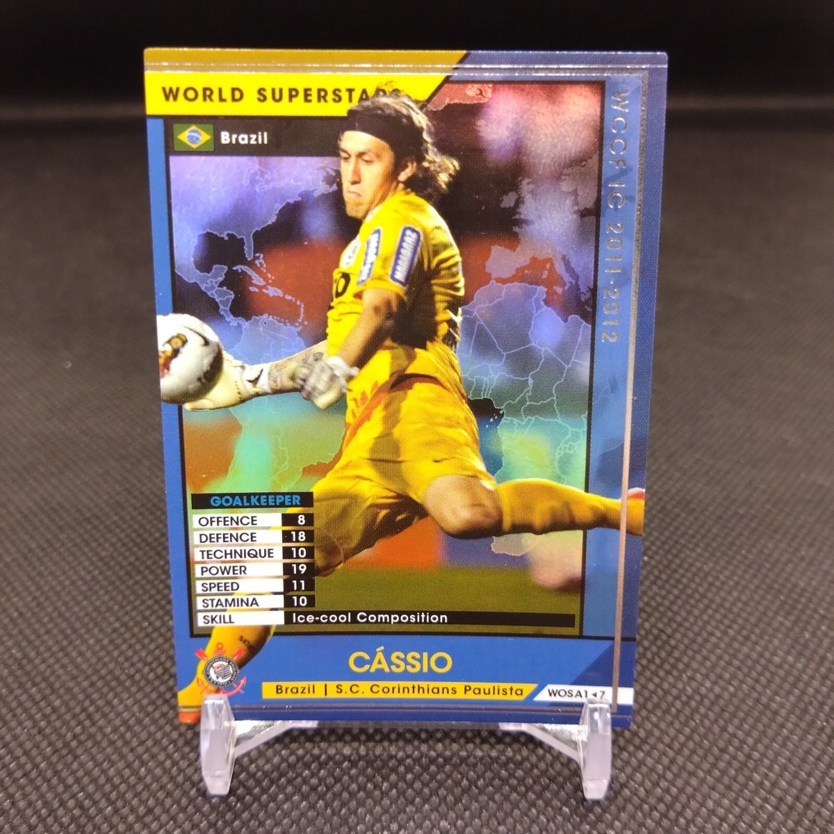 Cassio No.WOSA1 WCCF Football Soccer Holo card From Japan Sports