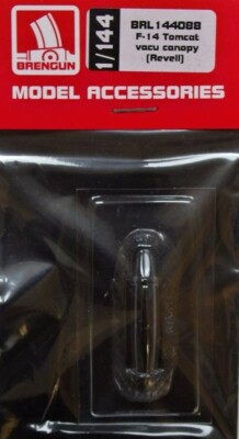 Brengun Models 1/144 Grumman F-14 Tomcat Canopy Vacuform Vacu for Revell