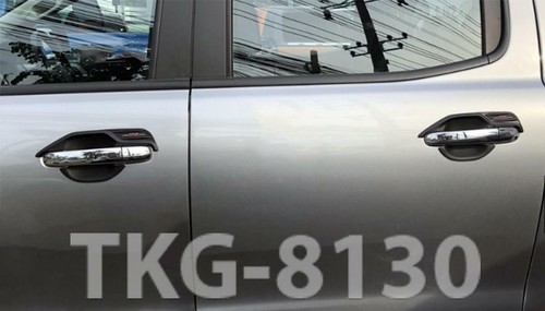 Black Door Handle Housing Bowl Cover Fits Ford Ranger T6 2012 - 2019 - Picture 2 of 7