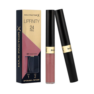 MAX FACTOR X Langanhaltender Lippenstift 2in1 001 Pearly Nude 2,3ml+1,9g