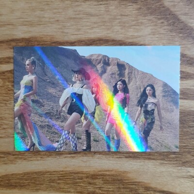 Group Cut Official Hologram Photocard ITZY Not Shy Withdrama Benefit Kpop
