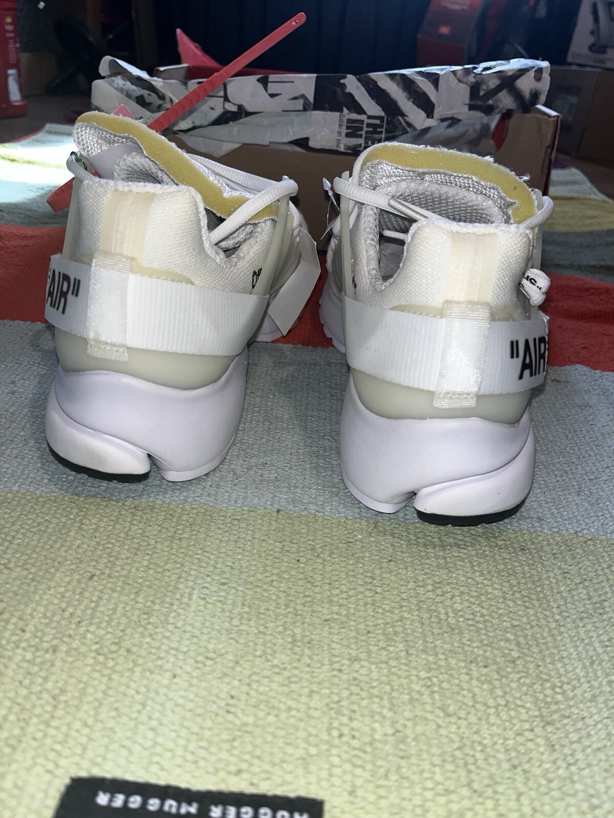 OFF WHITE X NIKE Nike x OFF WHITE White Air Presto Men's Size 7 AA3830 100