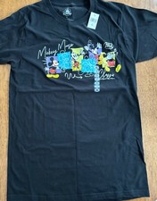 Disney Mickey Mouse Classic 1928 T-shirt Black S New