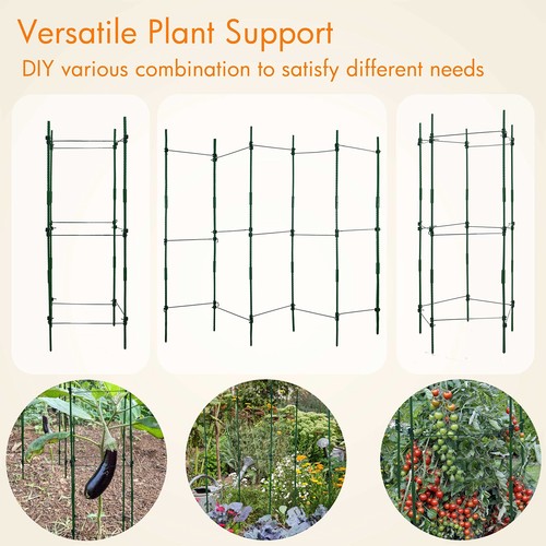 Multi-use Tomato Cage Plants Support Trellis Climbing Cage Stand for Pepper E... - Picture 2 of 8