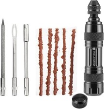 Bike Tubeless Tire Repair Kit For Cycling - Reamer Plug Tool Valve Core