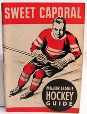 1939-40 Sweet Caporal NHL Major League Hockey Statistics Guide 1st Edition 104pg