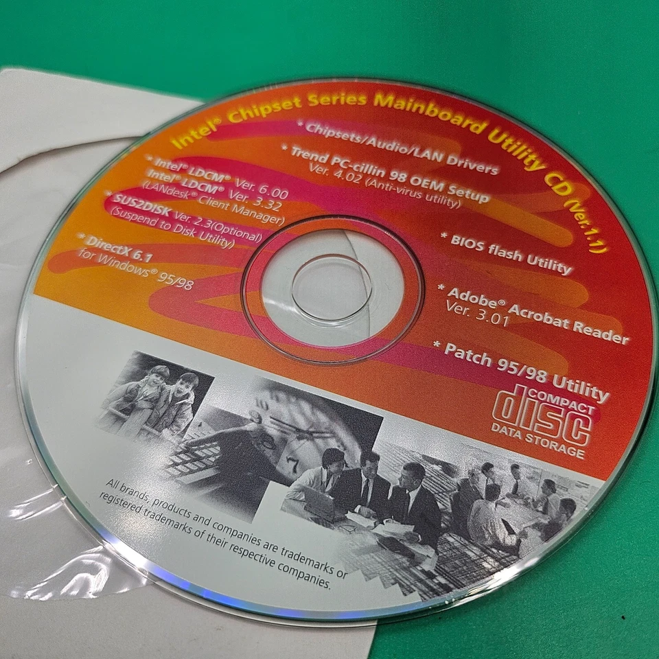 Intel Chipset Series Mainboard Utility CD (Ver. 1.5) Vintage Motherboard Drivers - Image 2 of 3