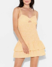 NEW Wild Fable Women's Gameday Smocked Mini Skater Dress Size XXS