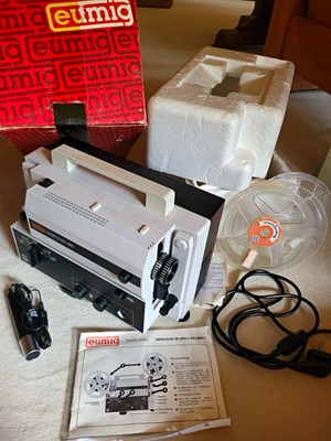 Eumig Mark S 802 Filmprojektor für Super 8 & Single 8, mit OVP & Anleitung