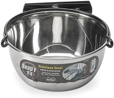 MidWest Snap'y Fit Stainless Steel Pet Bowl 1 Quart