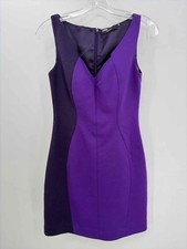 Pre-Owned Tahari Purple Size 2 Short Sleeveless Dress
