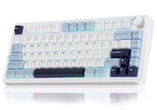 AULA F75 75% Wireless Mechanical Keyboard, Hot Swappable Creamy Keyboard
