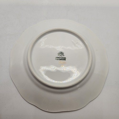 2 Platos de Postre Vintage Rosenthal Crisantemo Cacilio Patrón Rosa Floral 6" - Imagen 13 de 20