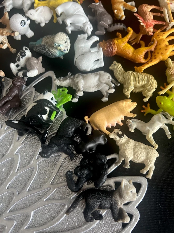 Konvolut Tiere Ferrero & Vintage Weichplastik 80-90er 32 Figuren Tiere Der Welt - Bild 4 von 4