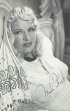 MAE WEST - AUTOGRAPHED SIGNED PHOTOGRAPH