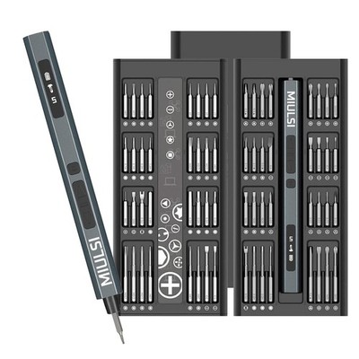 Small Screwdriver Set with Case, 5 Adjustable Power Digital Torque Screwdrive...