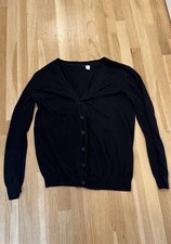 Women s 100 Cotton Black Cardigan