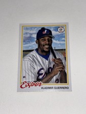 Montreal Expos Vladimir Guerrero 2022 Topps Archives Baseball 1978 Topps Border