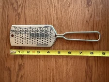 Vintage Foley  Stainless Steel Hand Held Cheese Shredder Grater Lemon Zester